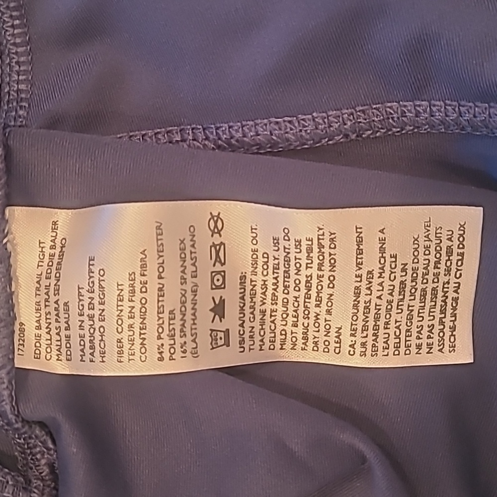 EDDIE BAUER Trail Tight High-Rise Leggings Blue  XL - Picture 3 of 3